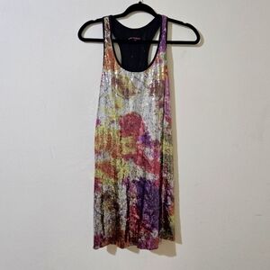 Betsey Johnson Sequined Tank Dress